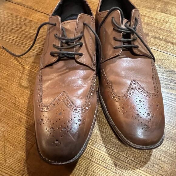 Florsheim Castellano Wingtip Men’s Shoes Leather Size 10.5D Pre-Owned - Picture 10 of 10